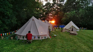 Zeltaufbau Sommercamp 2016